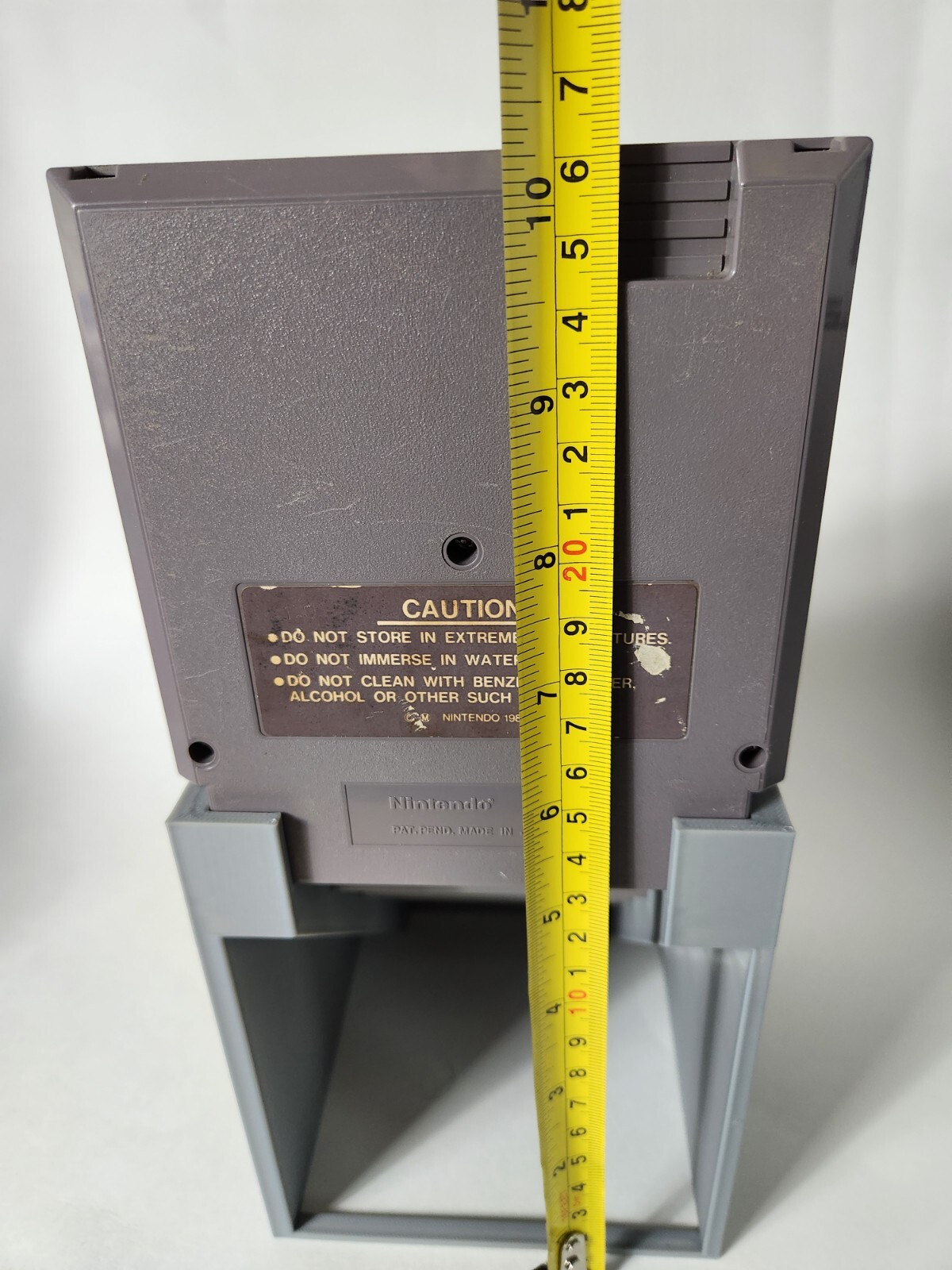 Nintendo NES Six Cartridge Display Stand, 3D Printed Holder