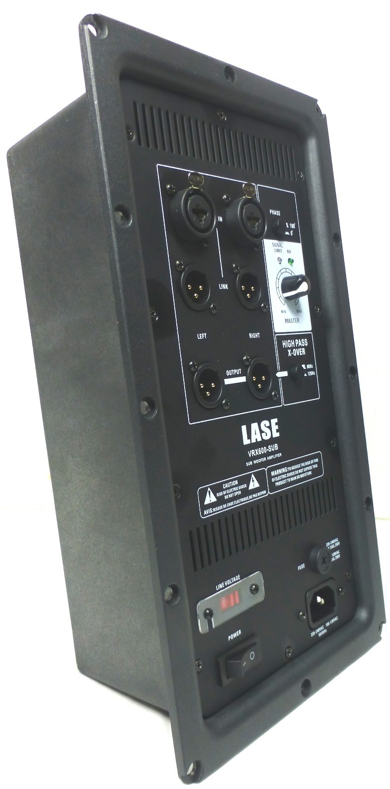 LASE VRX 600-SUB Power Amplifier Convert Your Passive Sub into an Active Speaker