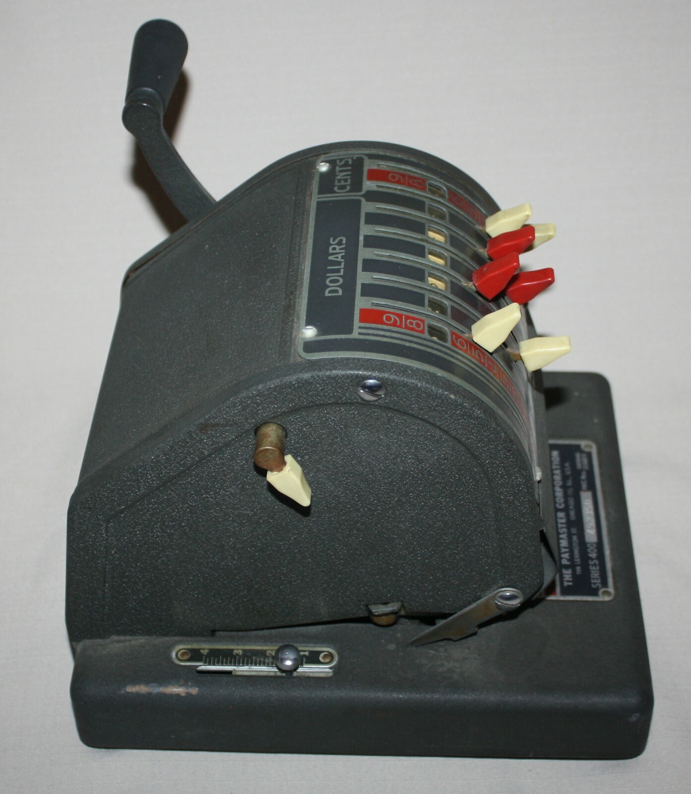 Vintage Paymaster Checkwriter & Protector Series 400 Office Decor Check