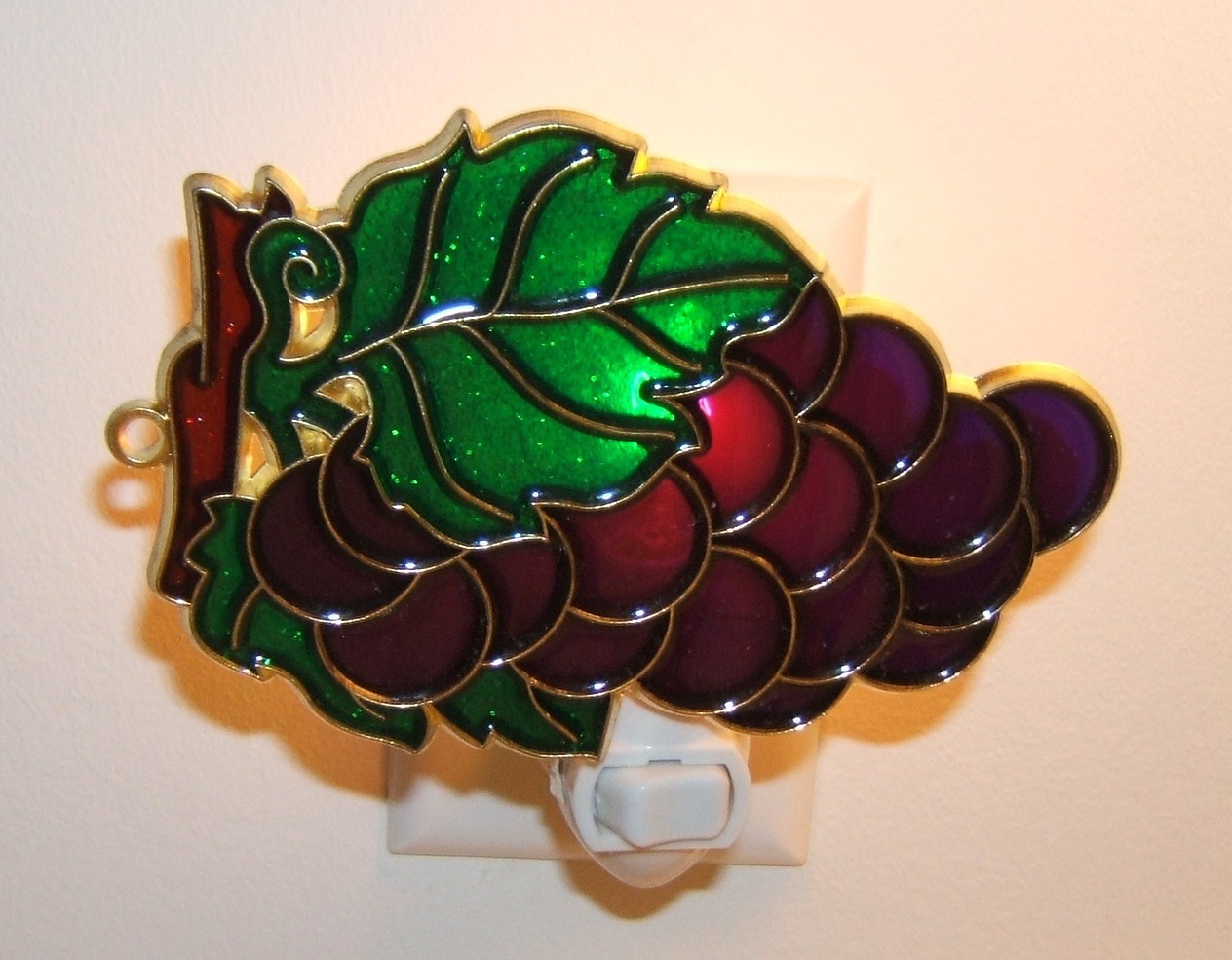 New Purple Grapes Night Light Fruit Home Decor Free Ship