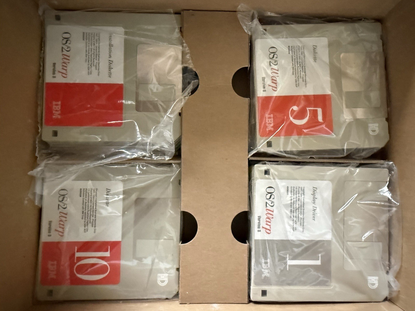 IBM OS/2 Warp Version 3 Operating System Plus Bonus Pak RARE DOS & WIN (GSLF-S)