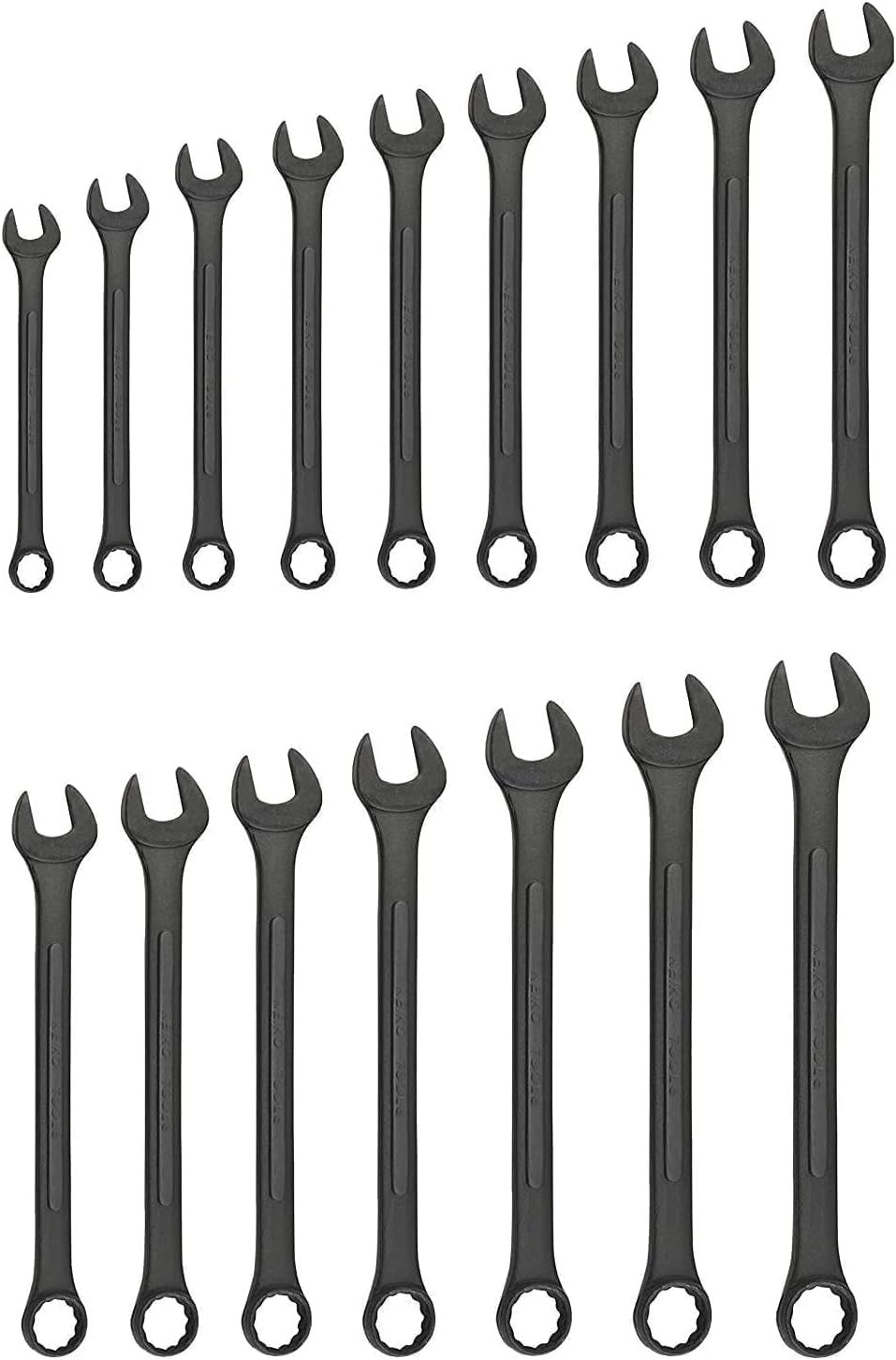 03575A Jumbo Combination Wrench Set | 16 Piece | MM | 6 mm to 32 mm | Raised ...