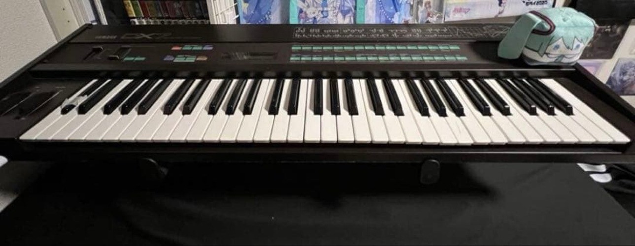 YAMAHA DX7 FM Synthesizer 61-Key Digital Keyboard MIDI Early Model Tested