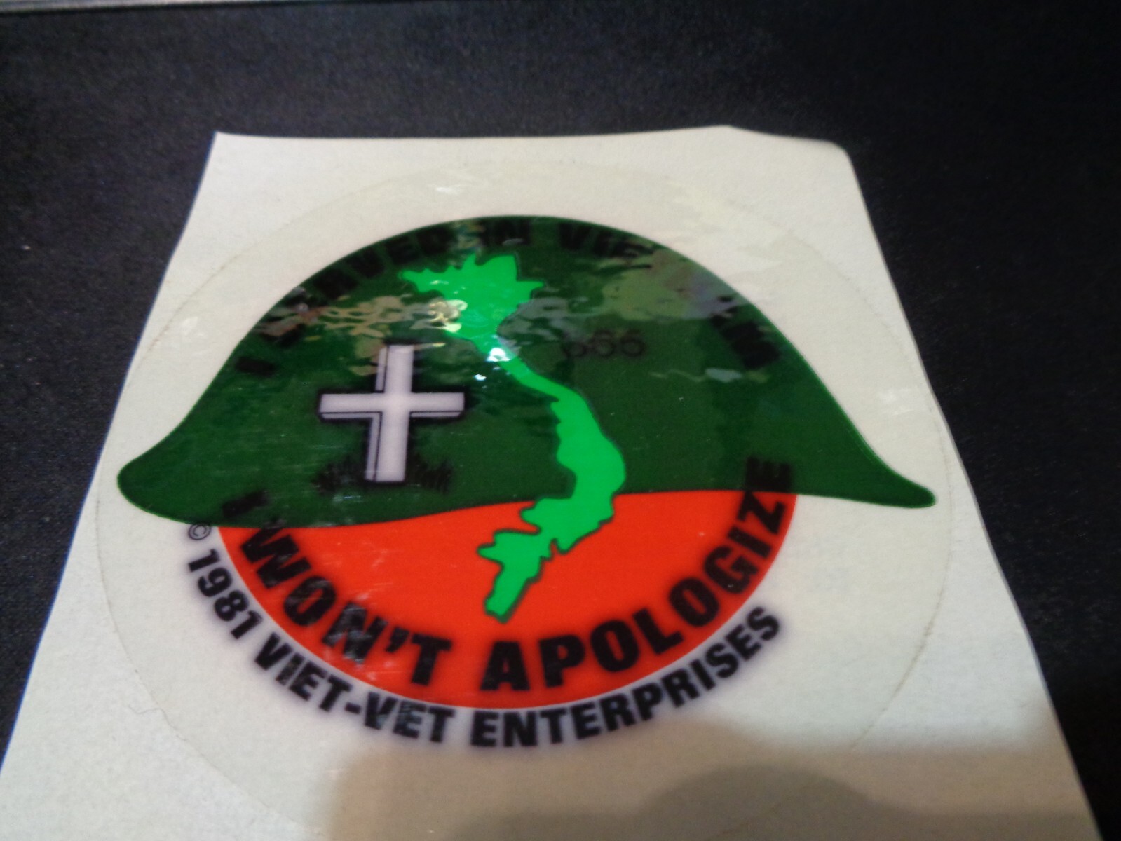 Vietnam War I served in Vietnam I wont apologize Sticker  NEW