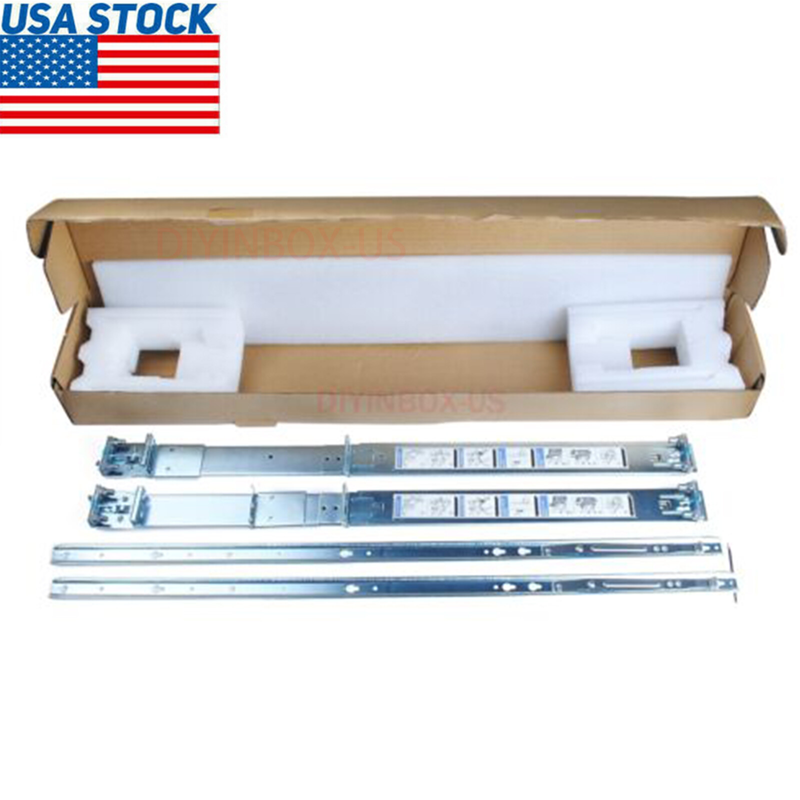 53D7M W874K X632K Y819K FV6YR 1U Static A8 Rail Kit For Dell PowerEdge R630 R640