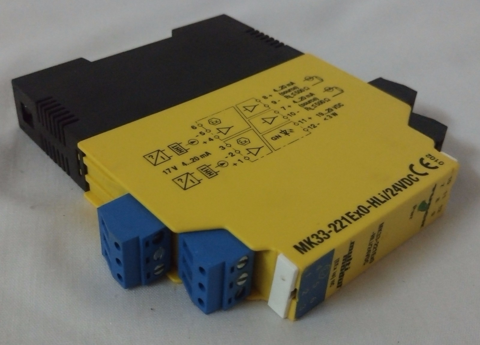 TURCK ELEKTRONIK MK33-221-EX0-HLI/24VDC Loop Isolator P/N: 7506431