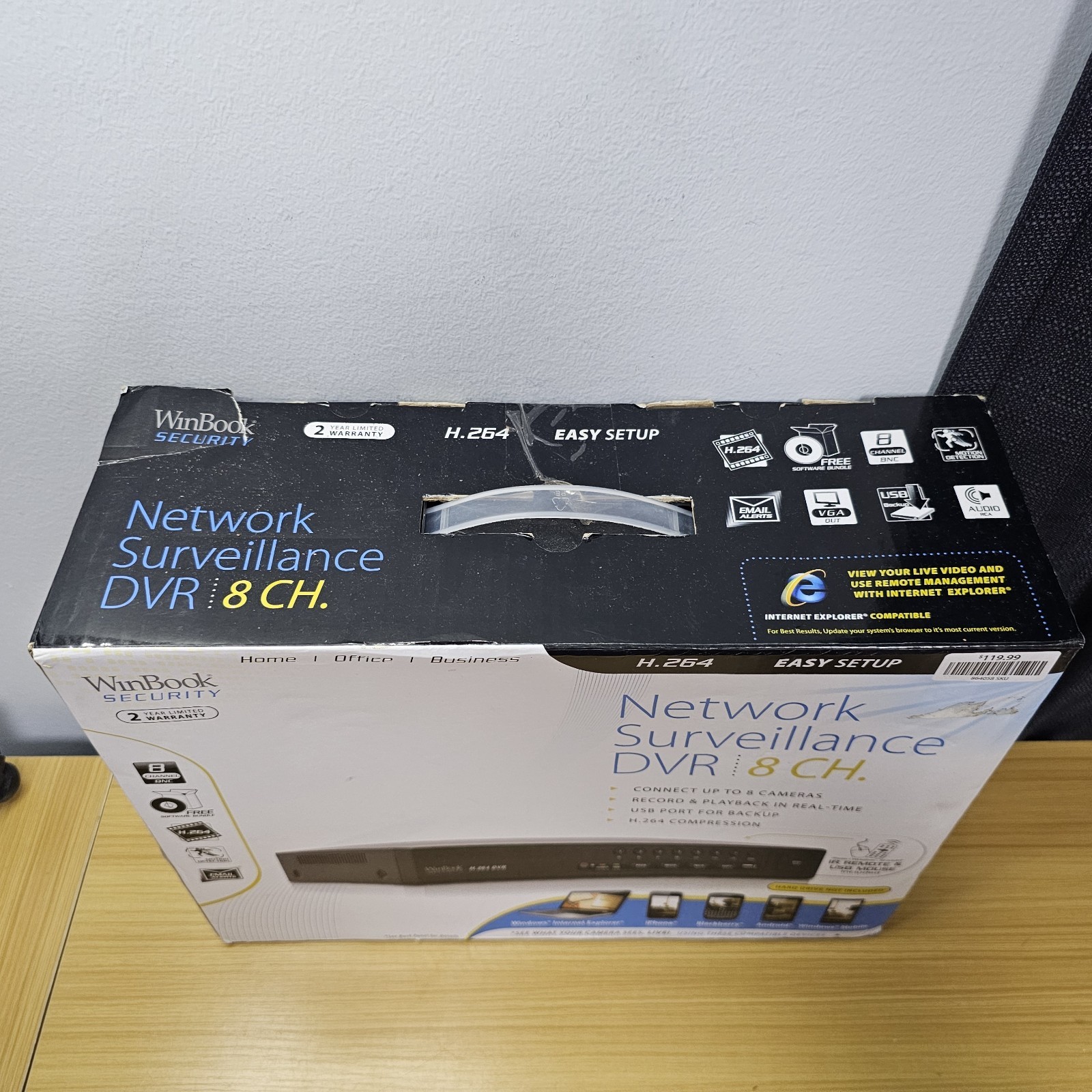 WinBook Security Surveillance DVR Model D6008DV