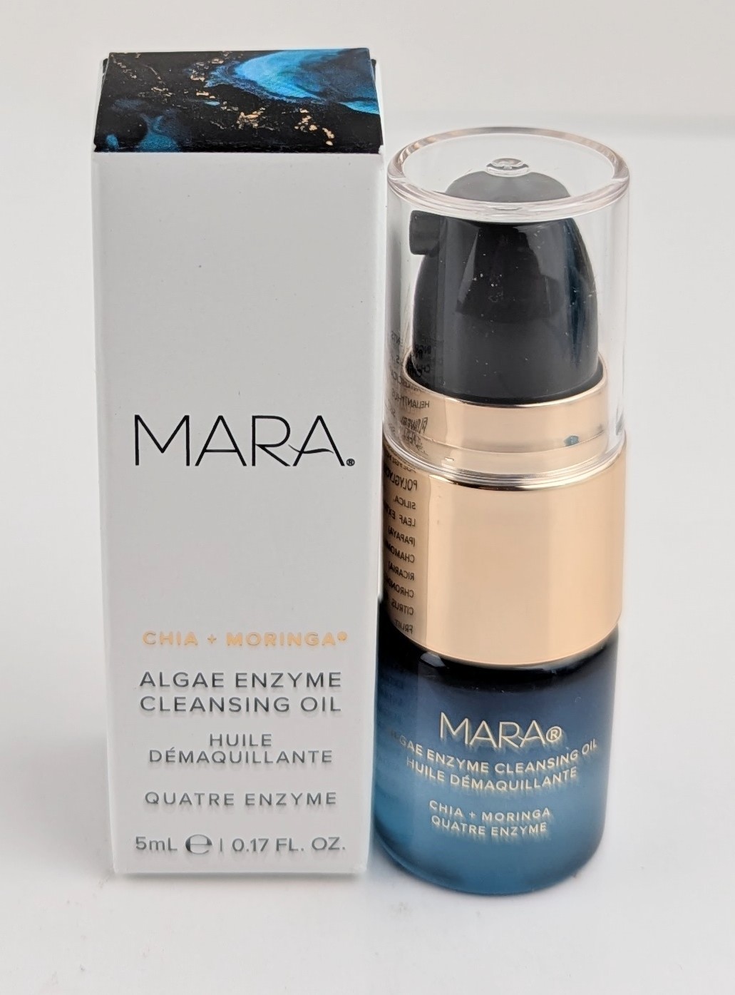 Mara Chia + Moringa Algae Enzyme Cleansing Oil 5ml/0.17fl.oz. Travel Size