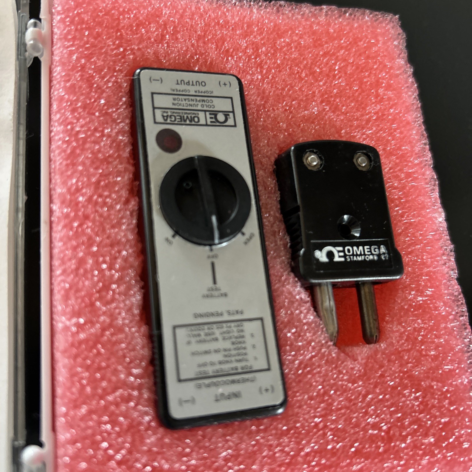 OMEGA MCJ-E Cold Junction Compensator Miniature Electronic Ice Point Used