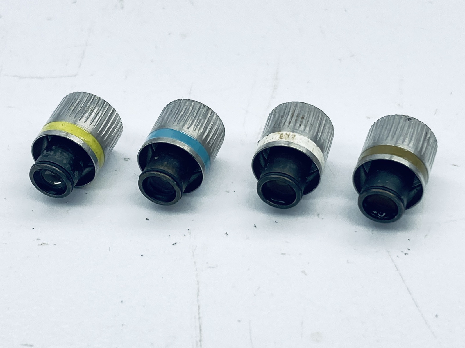 LOT OF 4 EVEREST VIDEOPROBE TIP ADAPTERS 8mm PROBE TIP OPTICS IPT820FF / IPT840