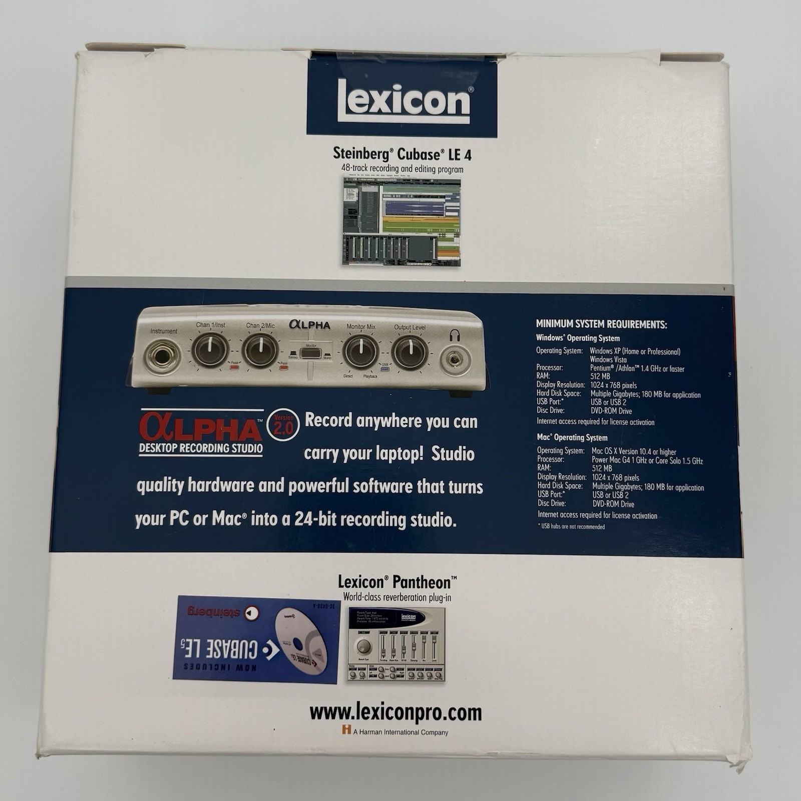 Lexicon Alpha Desktop Recording Studio, New