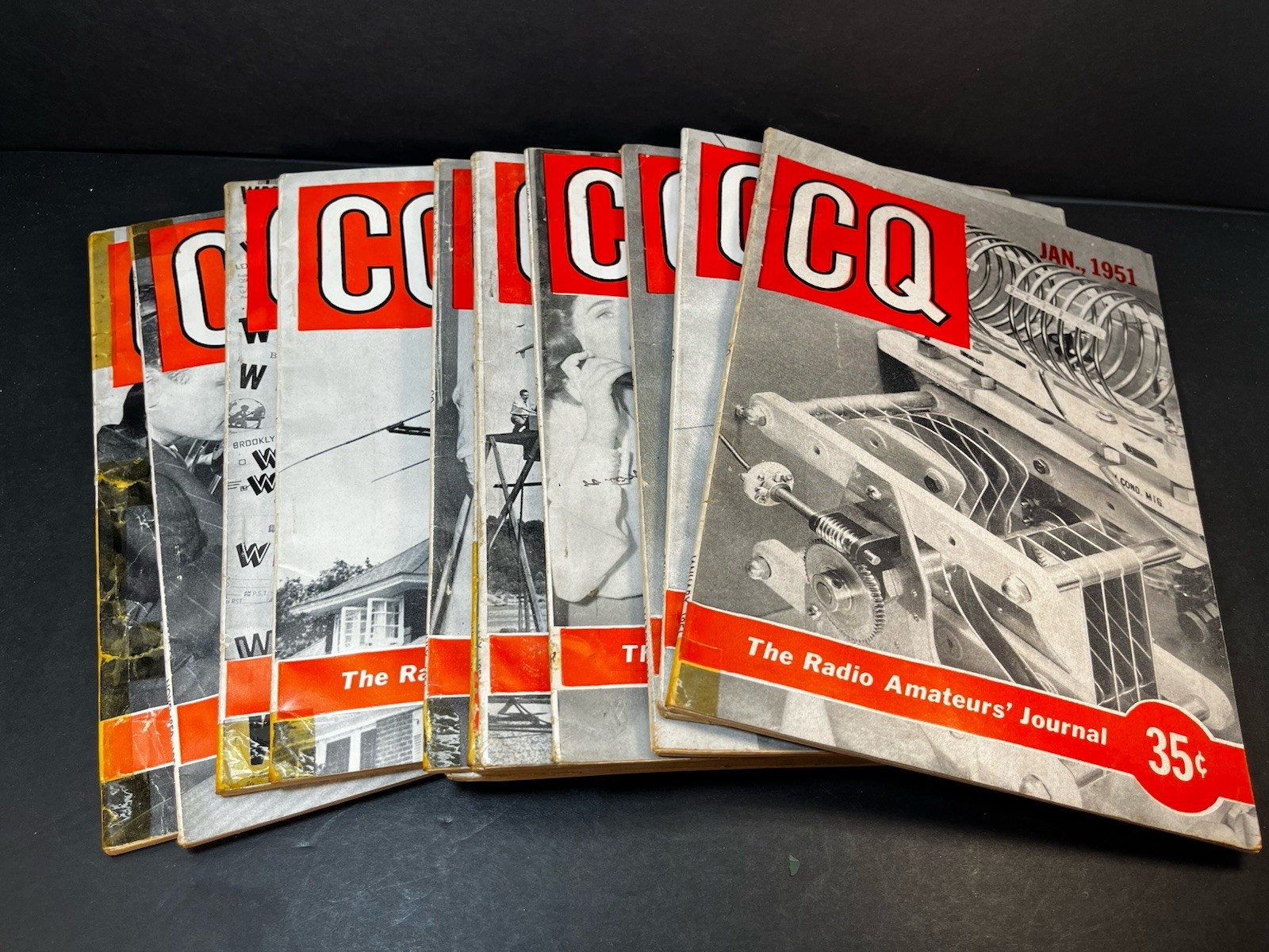 1951 CQ Amateur HAM Radio Magazine - Full Year 12 Issues