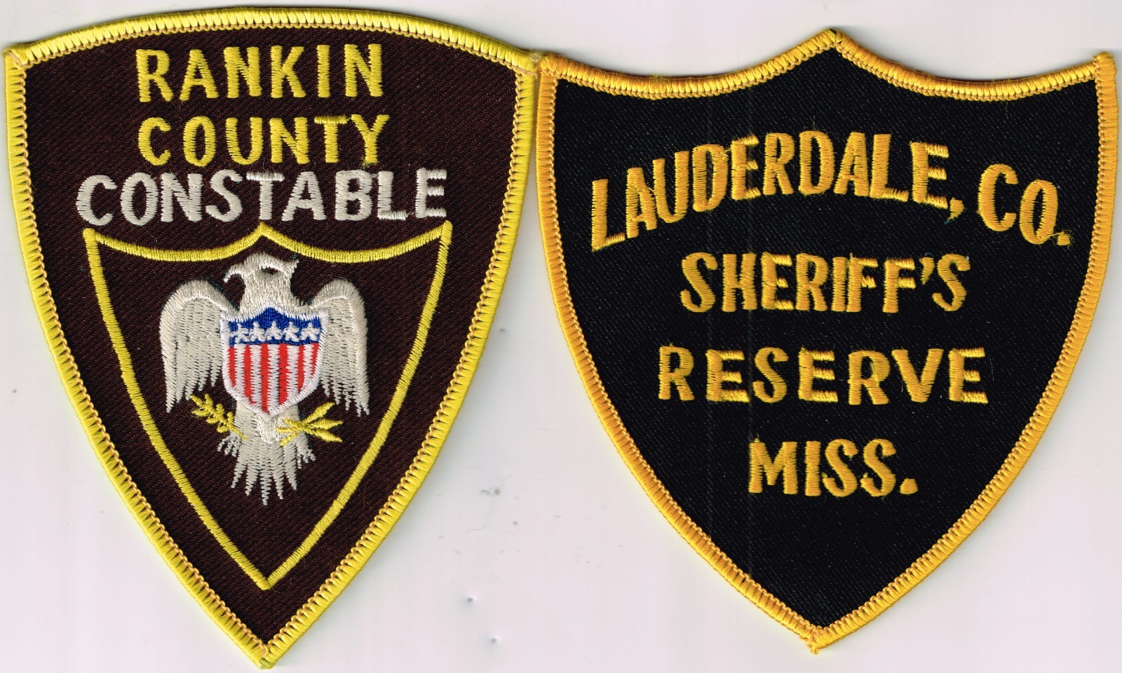 pick 1 older MS Co. Police patch: Rankin County Constable/or Lauderdale Reserve