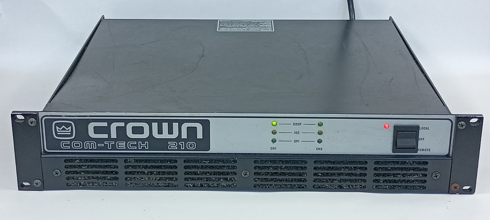 Crown Com-Tech 210 2-Channel Power Amplifier w/PIP2 Card