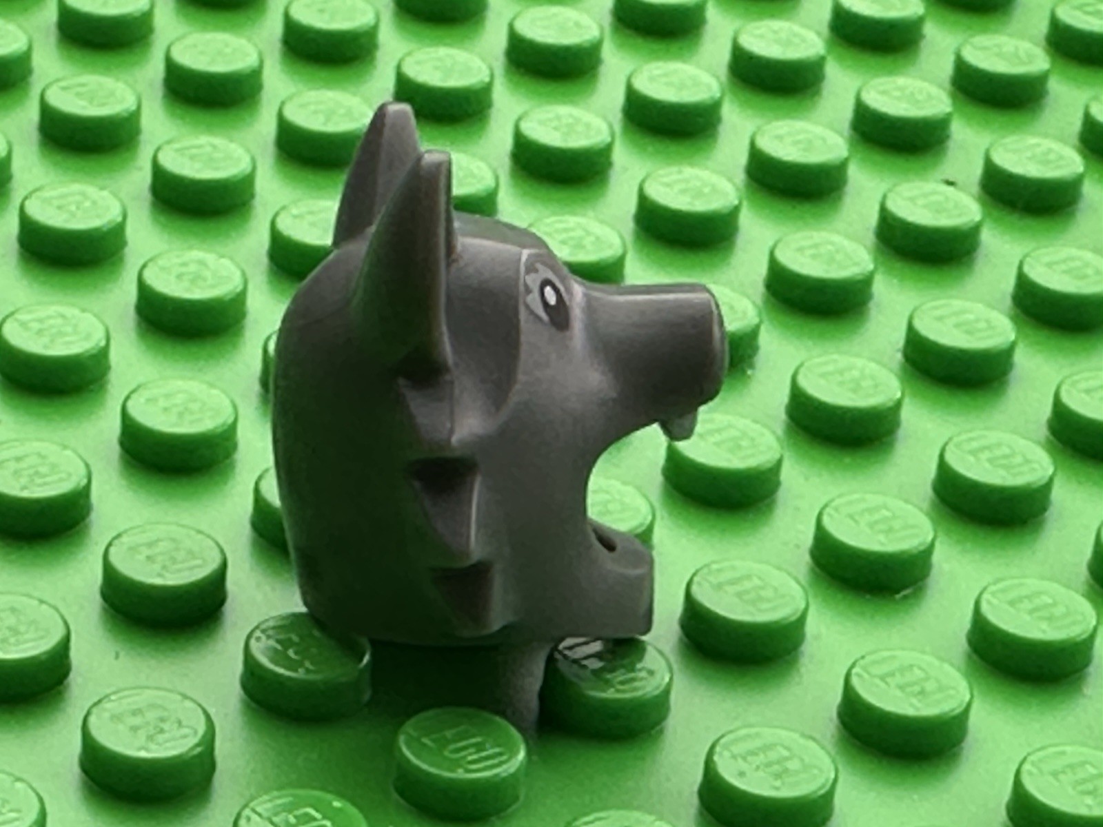 Lego Minifigure Headgear Hat From Set 71034 (Wolf Costume)