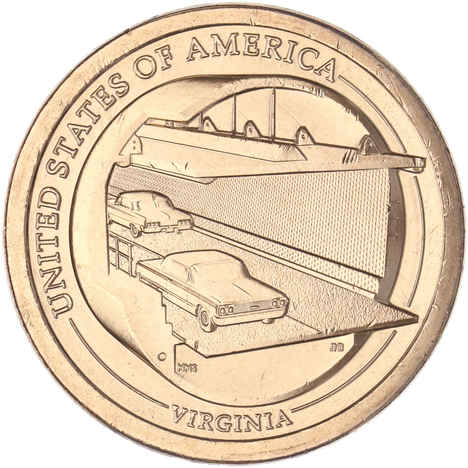2021 P Innovation Dollar Virginia Chesapeake Bay Tunnel BU