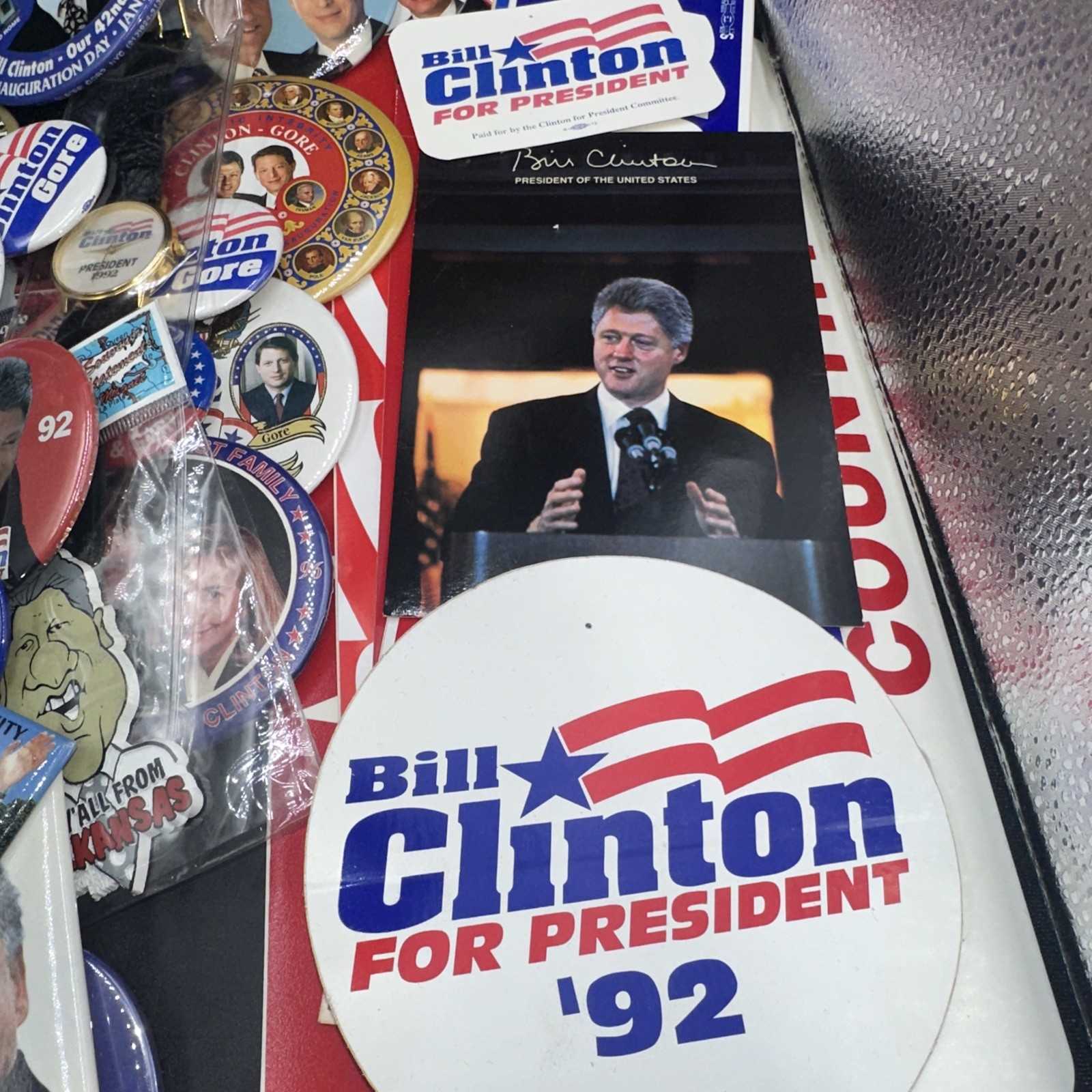 Political Collectibles Buttons Stickers Collection Lot 80’s To 10’s