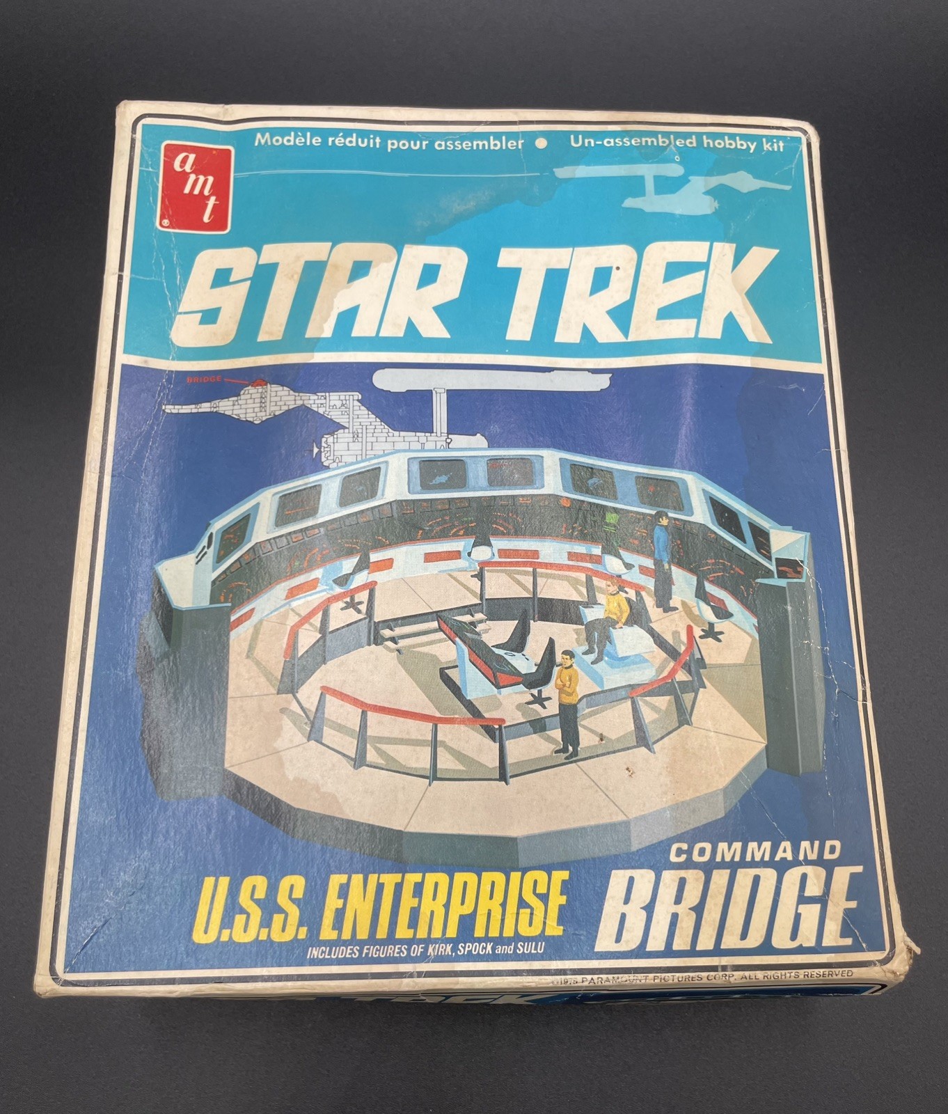 1975 AMT Star Trek USS Enterprise Bridge S950 Partial Kit in Box See Description