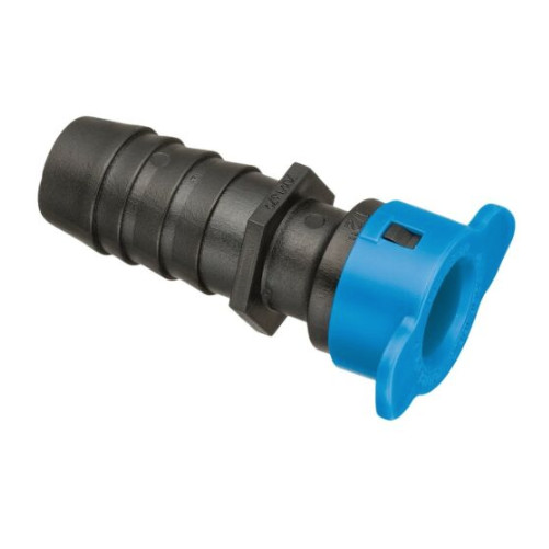 Blu-Lock by Hydro-Rain BL1474-101 Barbed Adapter-Size:3/4" Barb x 1/2" BL