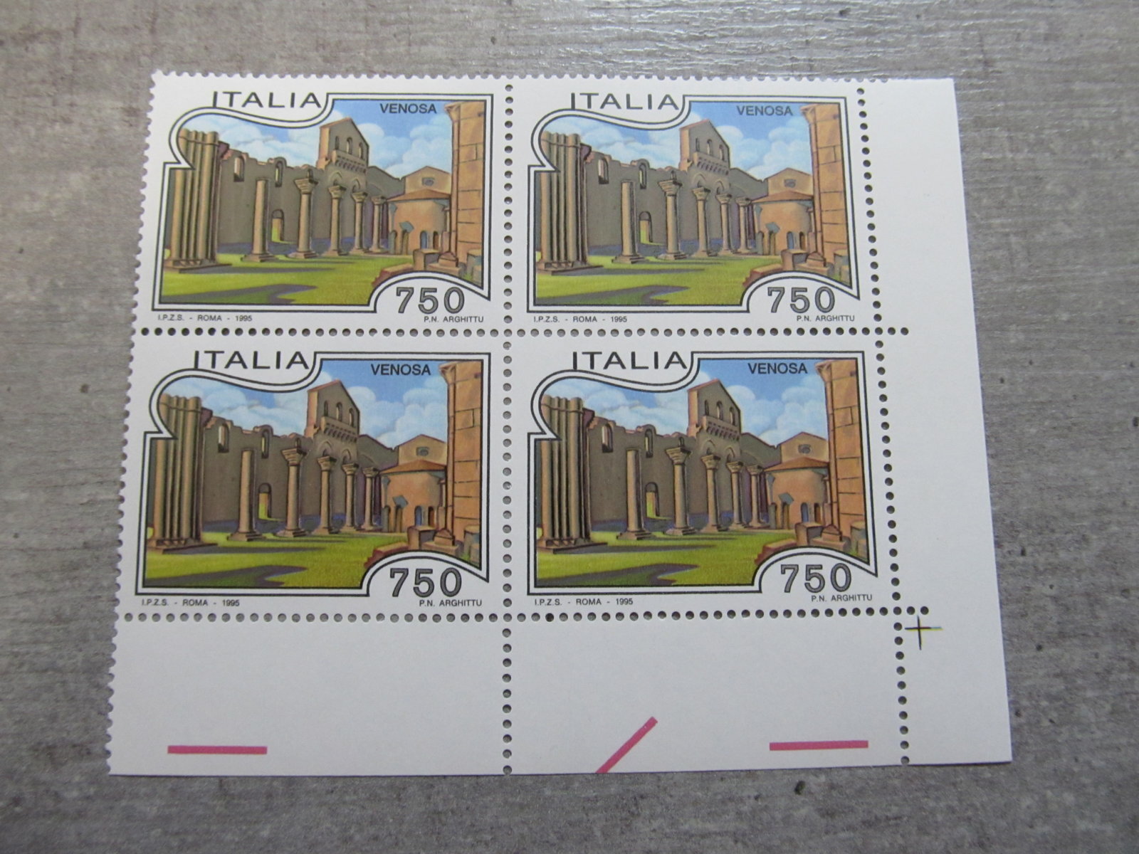 ITALY REPUBLIC 1991/1992/1993/1994/1995/1996/1997 Quartina MNH** A24P12F42522