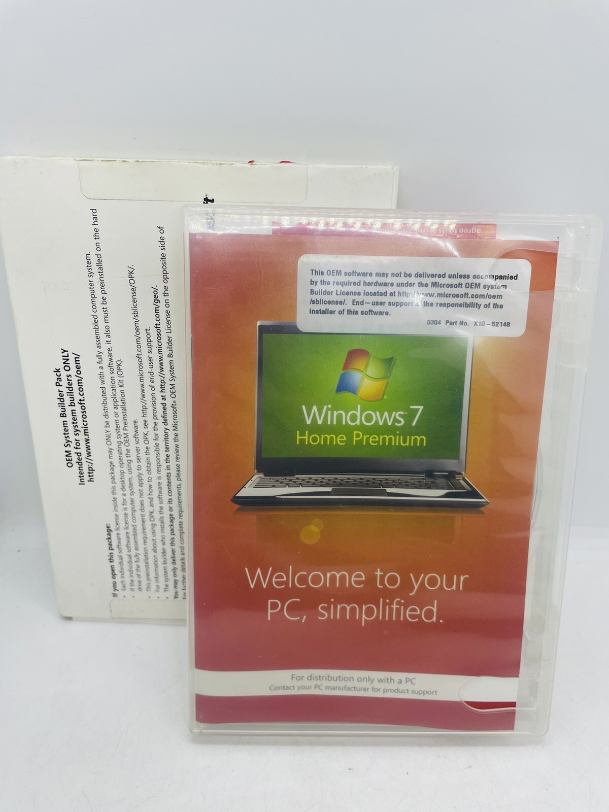 Microsoft Windows 7 Home Premium Full 64 Bit DVD MS WIN With Key