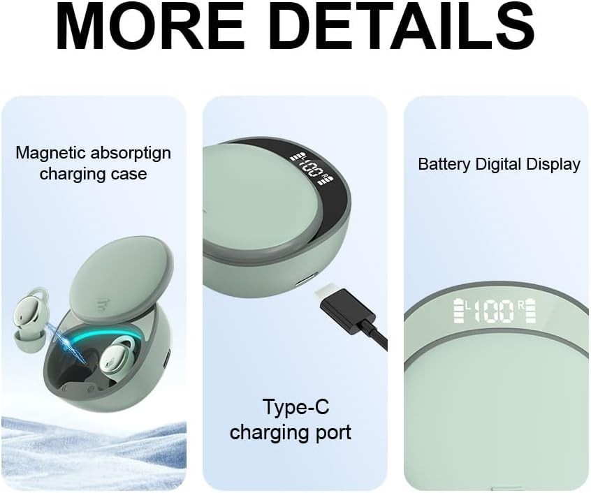 Mini Pro LX-410 Noise Cancelling Sleep Wireless Earbuds