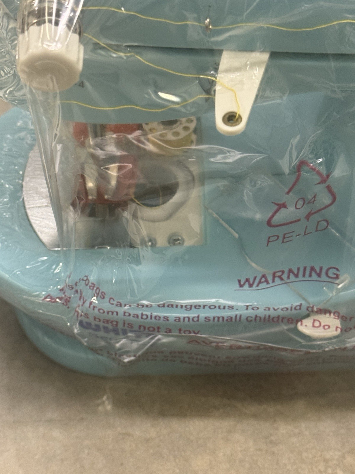 Sew E-Z Sewing Machine - Blue - HSN W338 Used To Test