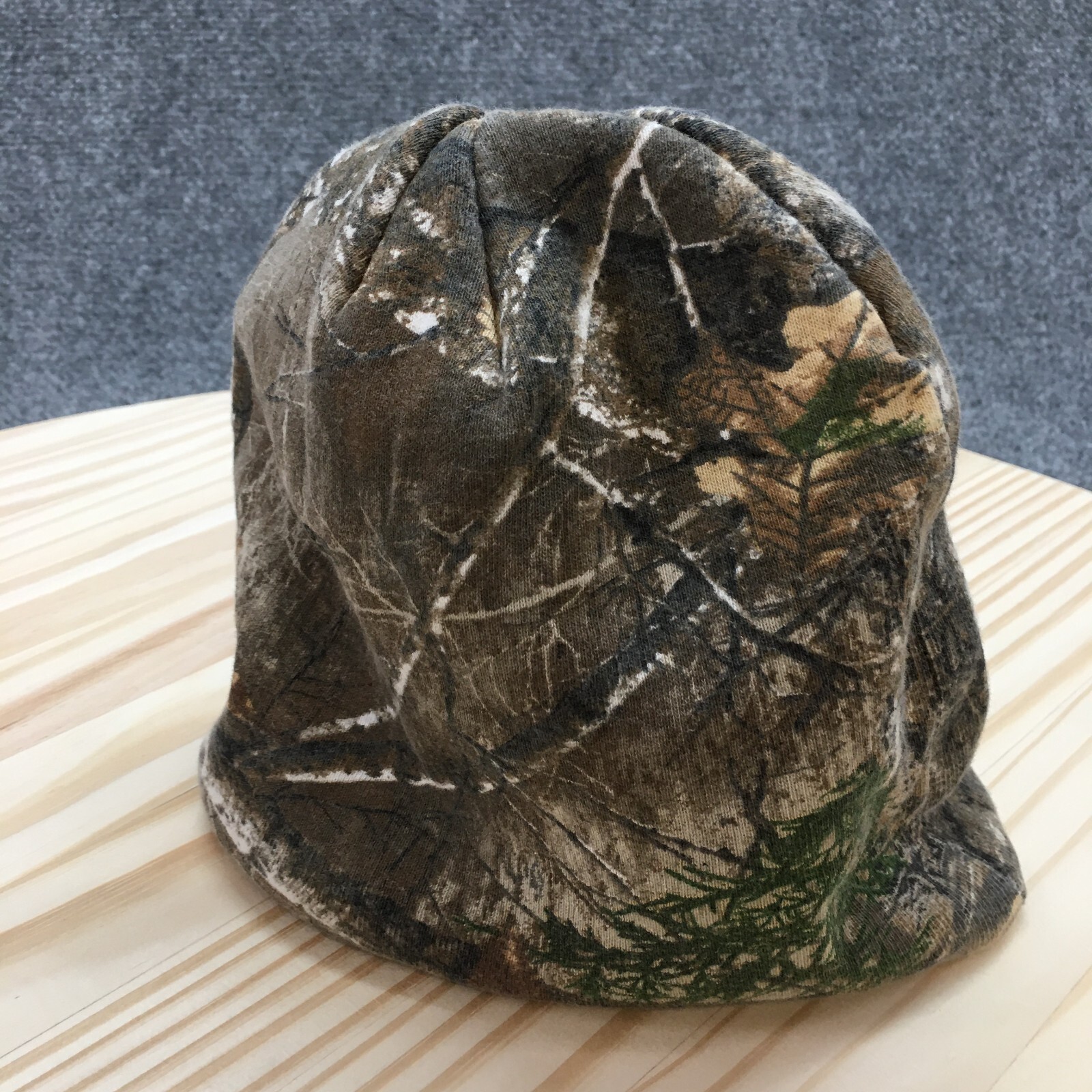 Signatures Camo Winter Beanie Hat Youth Brown OS Adjustable Knitted Polyester