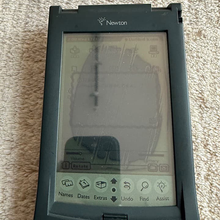 APPLE Newton MessagePad 120 Newton　junk