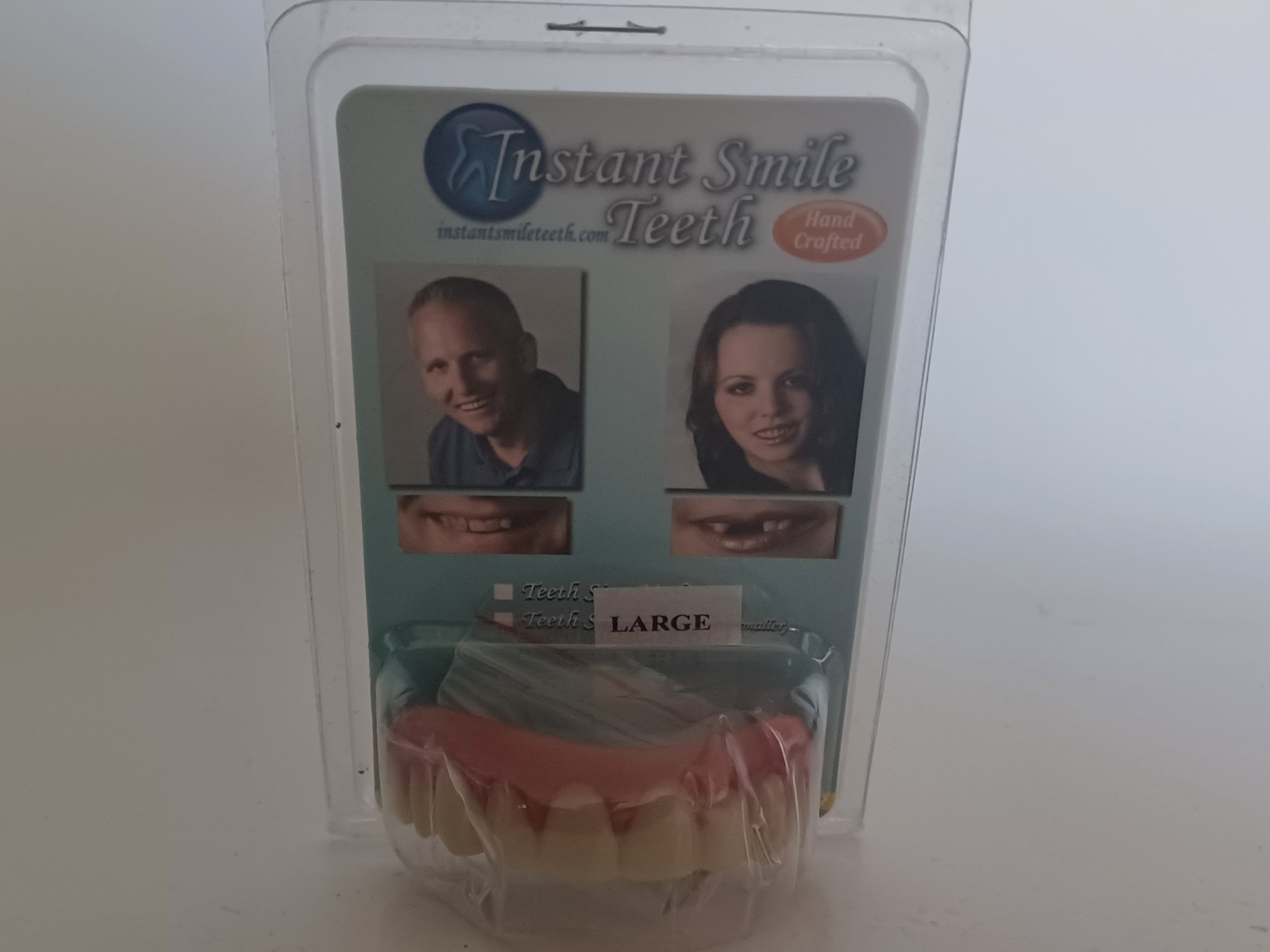 Large Instant Smile Secure Cosmetic Fake Teeth Veneer