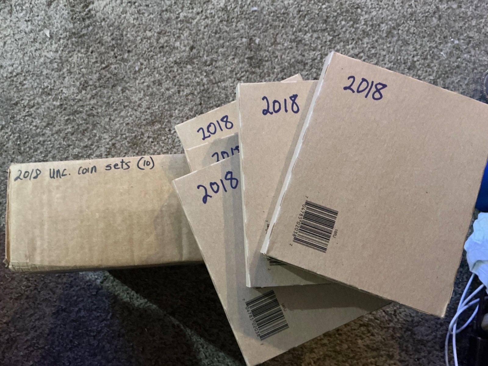 (1) 2018 P D U.S. Mint Uncirculated 20 Coin Mint Set with CoA Unc. STILL SEALED