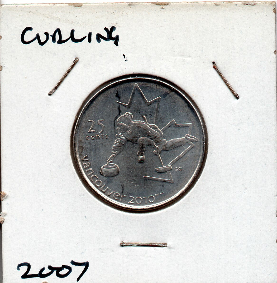 2007 CANADA 25 CENTS VANCOUVER 2010 - CURLING