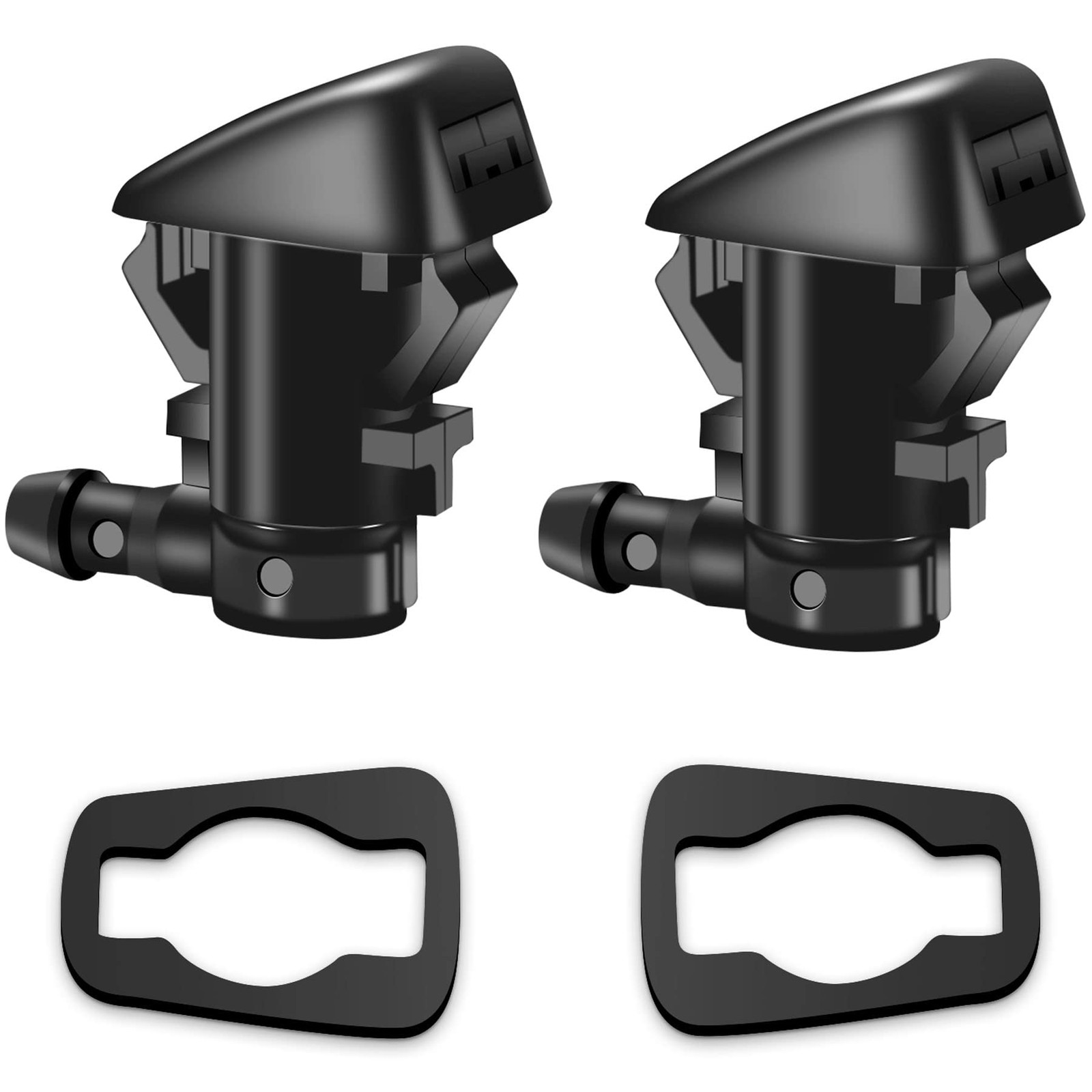 2 Windshield Washer Nozzle Kit fit for 2005-2016 Jeep Grand Cherokee, 2005-2013