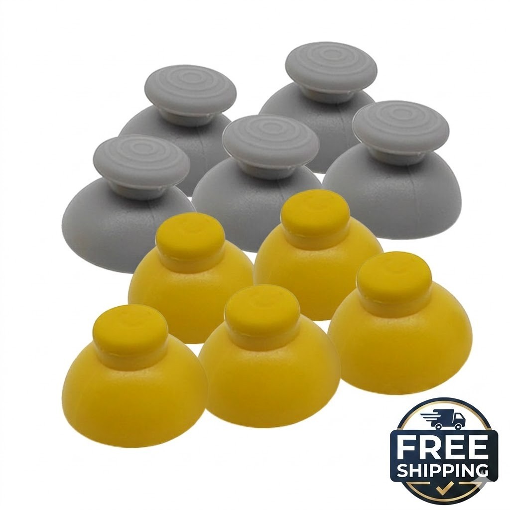 GameCube Controller Thumb Stick Joystick Repair Caps 10x Replacement Button Set