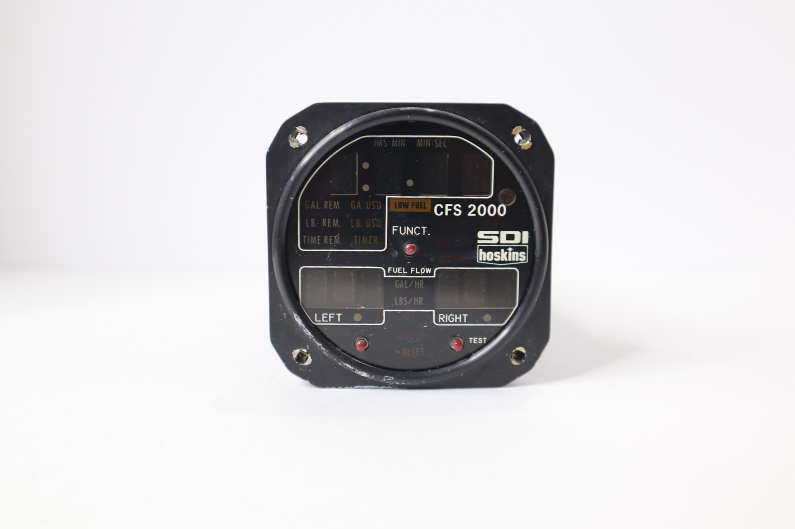 SDI Hoskins CFS 2000 Fuel Flow Indicator 701921-2 (12-28 VDC)
