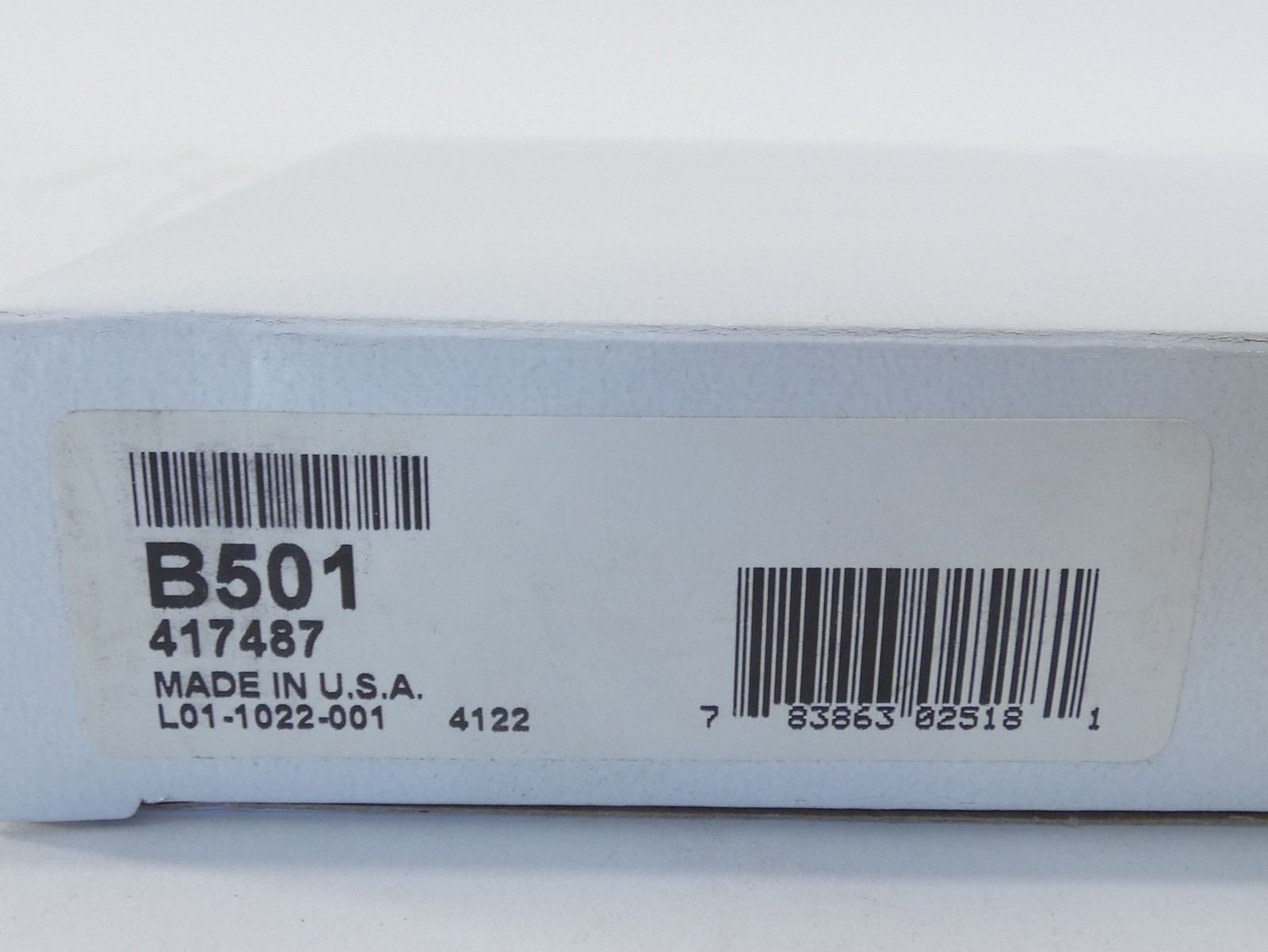 System Sensor 417487 B501 Smoke Detector Base Mount Bracket - NEW Surplus!