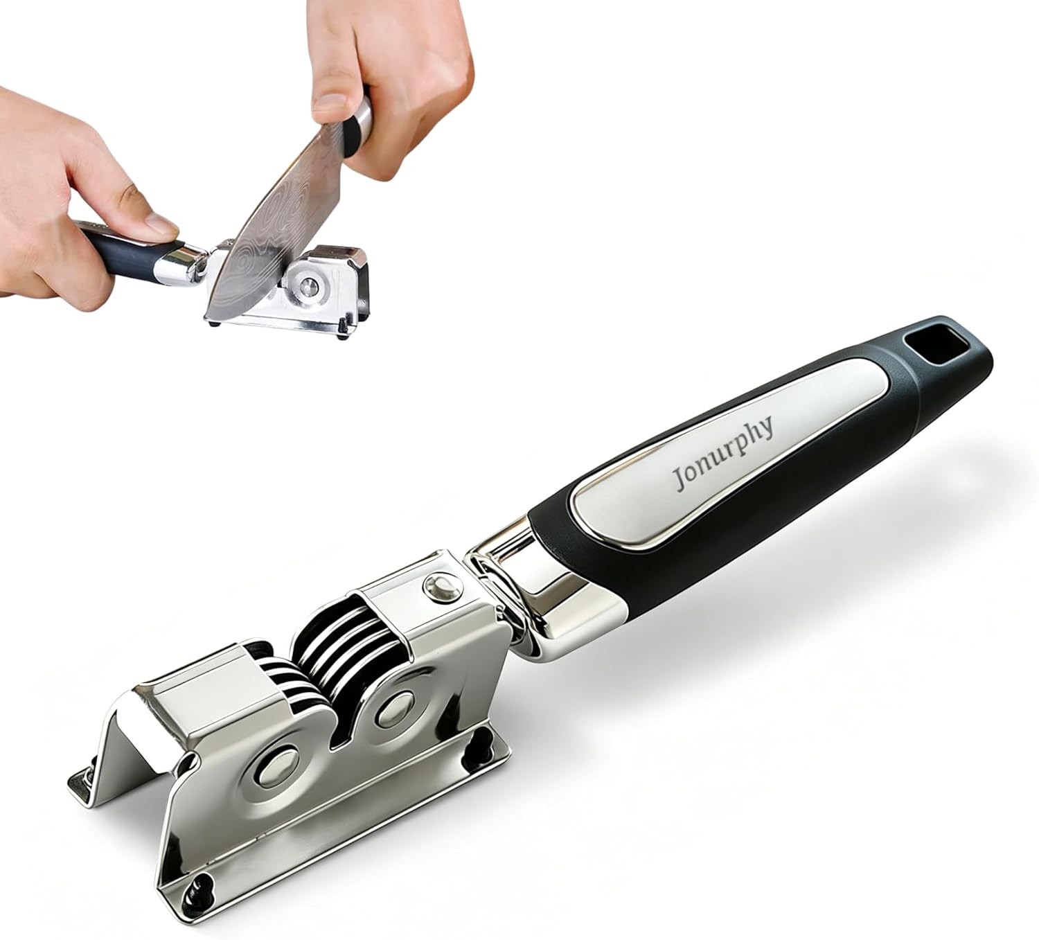 Knife Sharpener Rotating Steel Wheel Sharpening