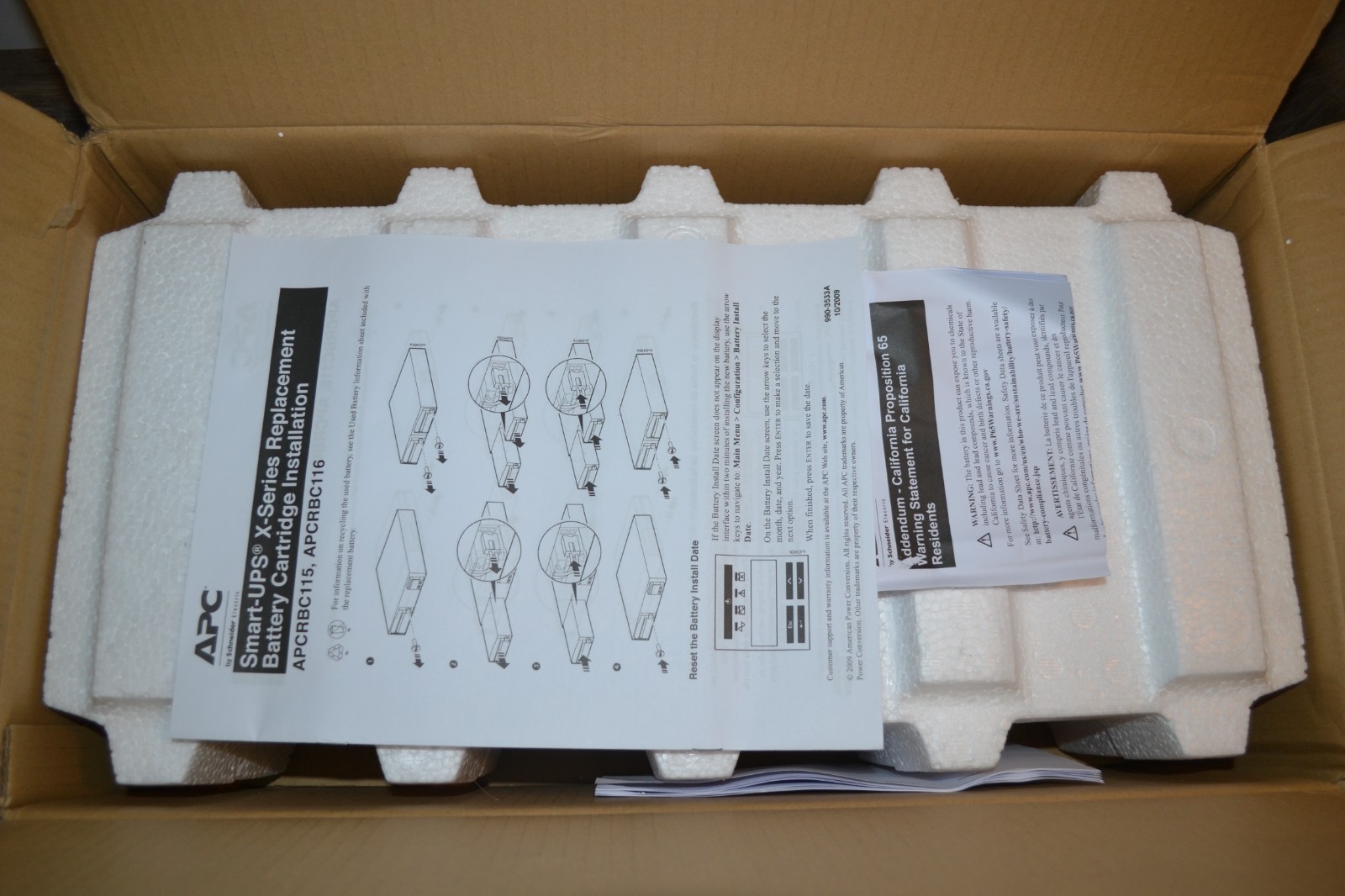 APC X SERIES REPLACEMENT BATTERY 115 APCRBC115
