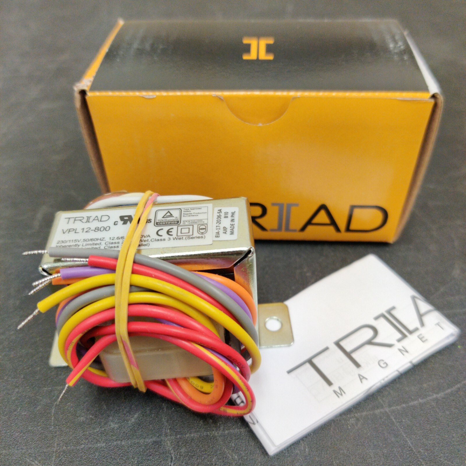 Triad Magnets VPL12-800 XFRMR PWR 12.6V 0.79A CHASSIS