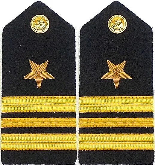 PAIR BRAND NEW US NAVY OFFICER HARD Shoulder Boards FOR LT. COMMANDER Rank