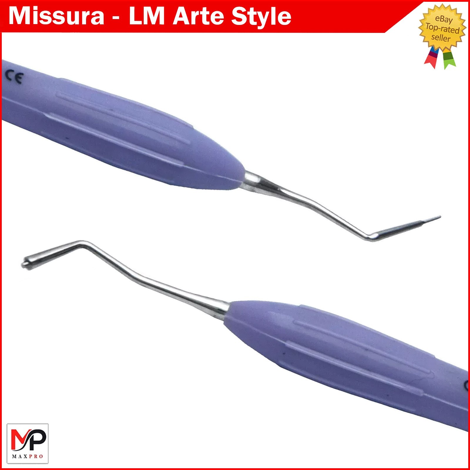 Dental Composite Filling Instruments Silicon Handle Restorative Tools, Set of 5