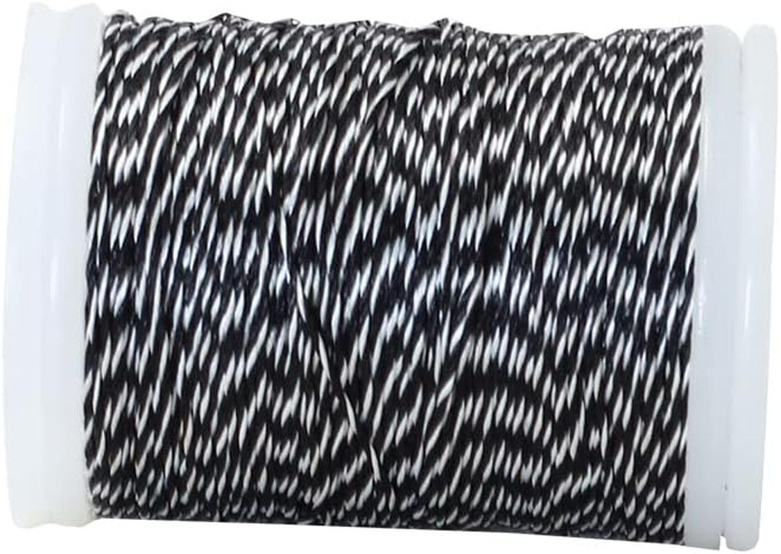 Archery Bow String Serving Thread 131 Yard/120 M Durable Nylon Black-White