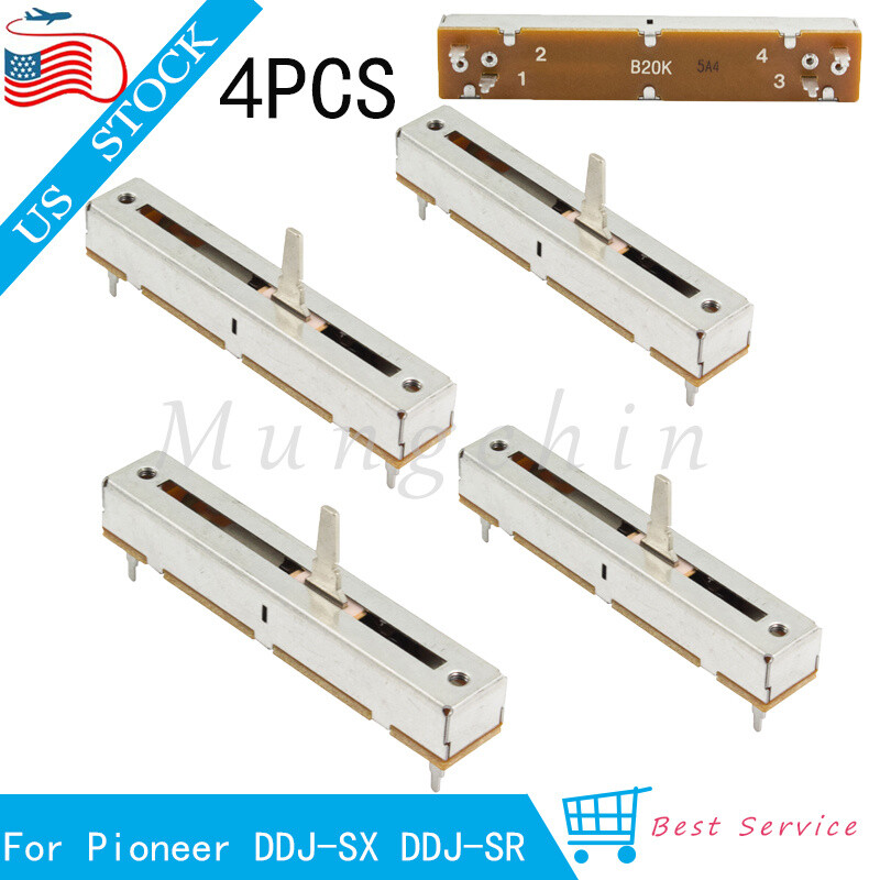 4 X 418-S1-701-HA For Pioneer DDJ-SX DDJ-SR DDJ-SB XDJ-R1 Channel Slide VR Fader