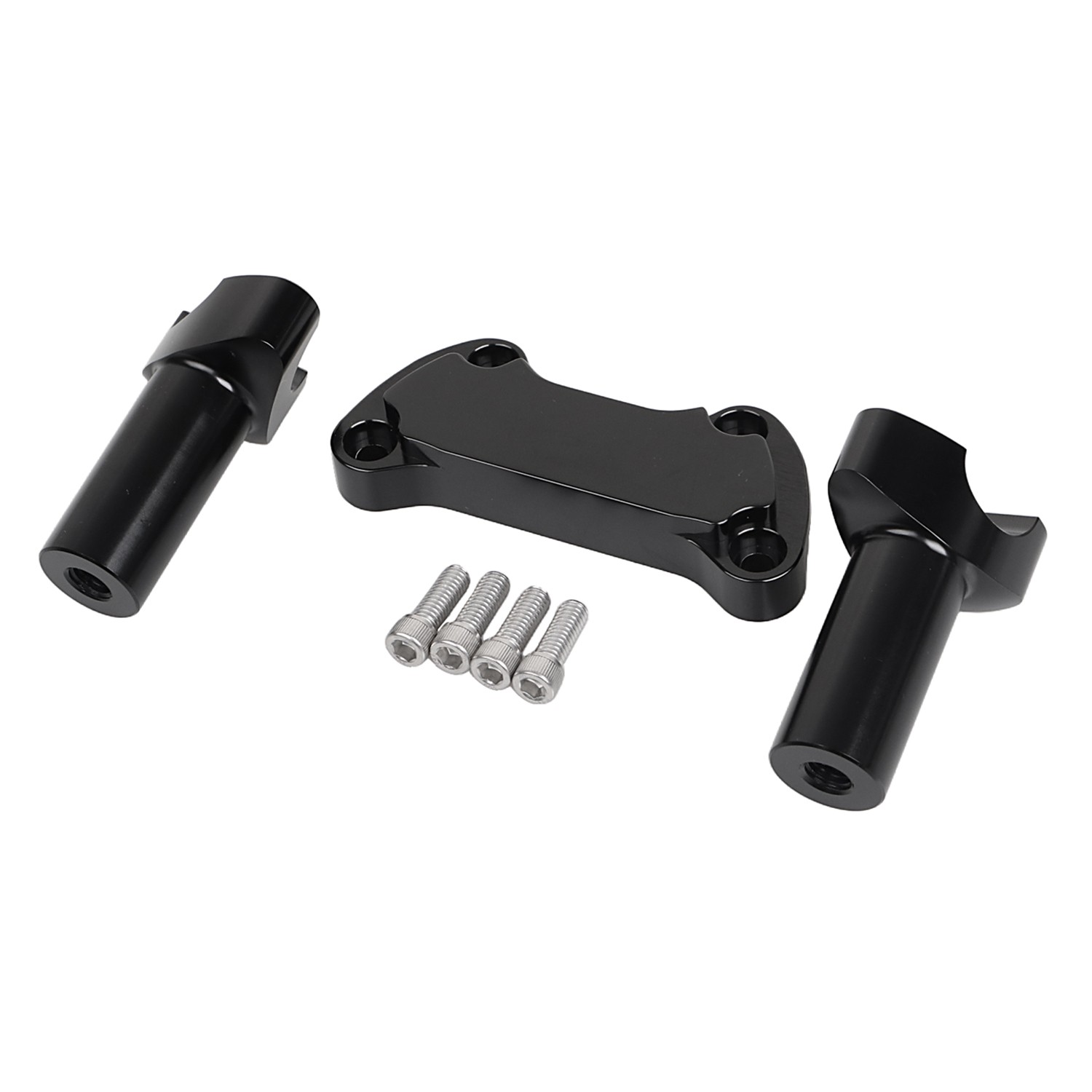 3.5" Straight Handlebar Riser Top Clamp For Harley Dyna Night Train Super Glide