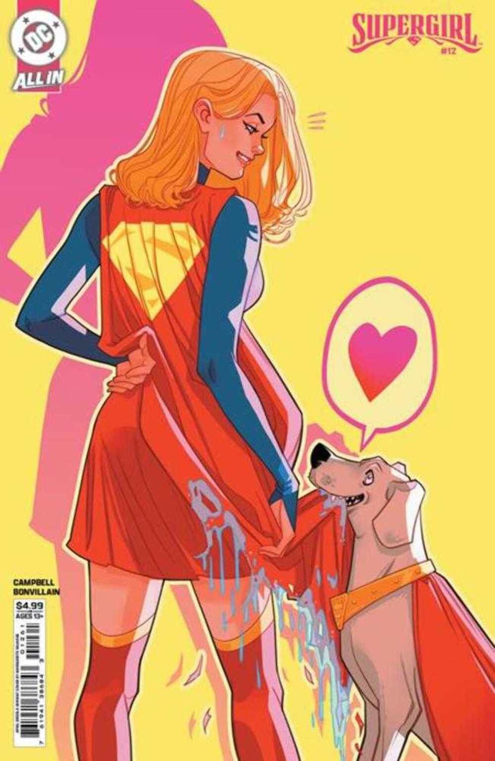 Supergirl #12 Cover F Marguerite Sauvage April Drools Card Stock Variant (The Re