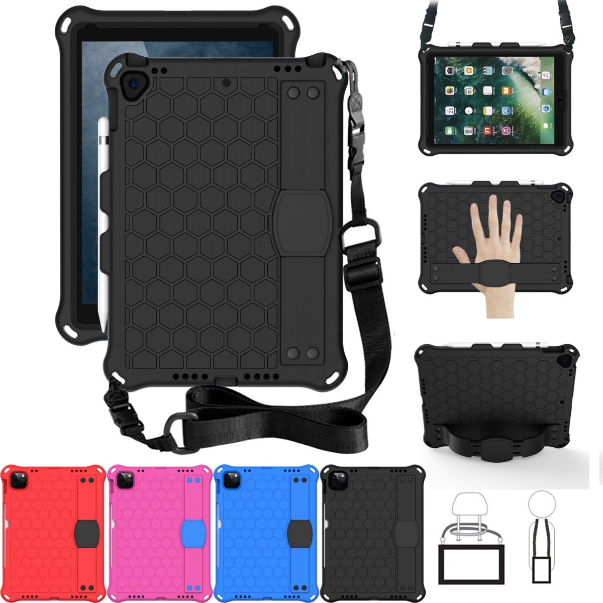 Shockproof Case for iPad (A16) 11th & Mini 6/7 & Air 11" M2/M3/M4 & Pro 11" M5