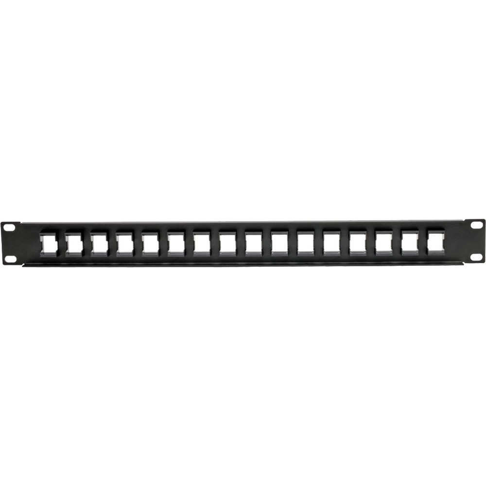 Tripplite N062016KJ 16-Port Blank Patch Panel 1U Rack-Mount