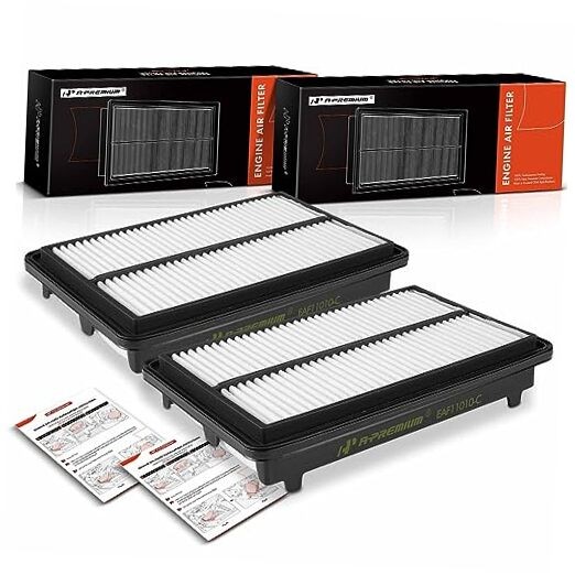 2-PC Engine Air Filter Compatible with Acura MDX, ZDX, 2010 2011 2012 2013,