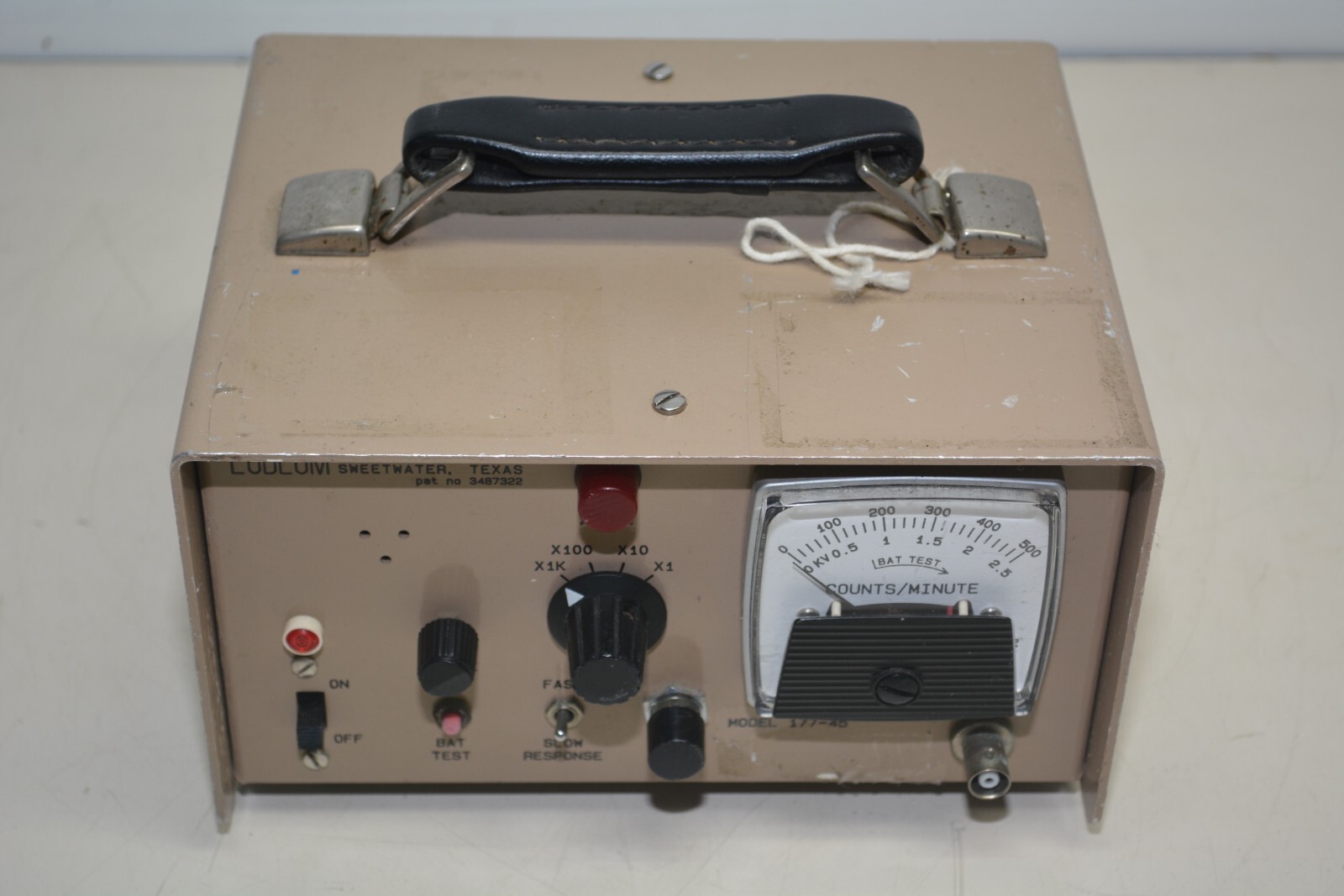 Ludlum Measurements Inc 177-45 Radiation Detector Area Monitor Pulser #W2699