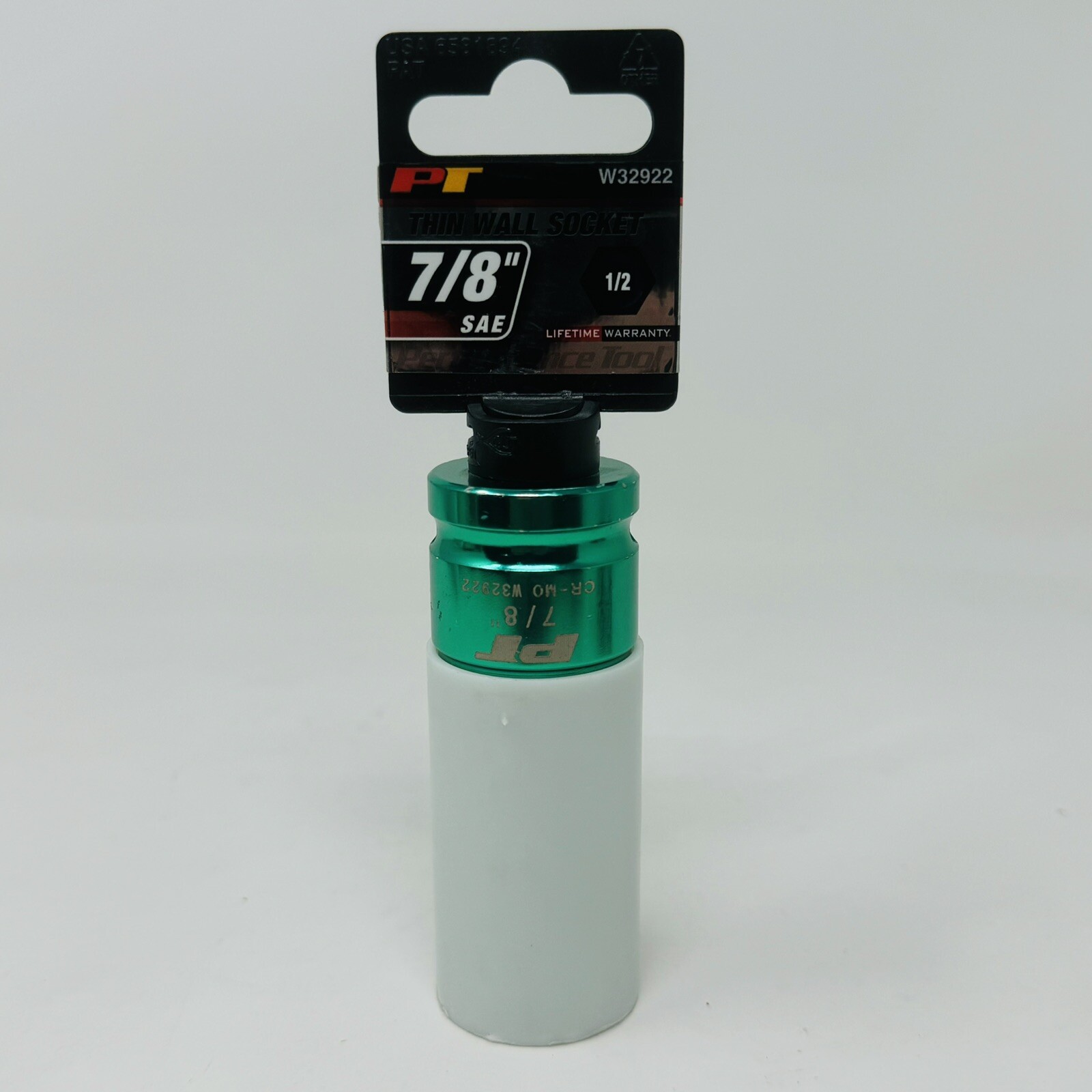 Performance Tool W32922 7/8" 1/2" Drive Thin Wall Impact Lug Nut Socket